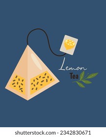 Lemon taste Pyramid tea bags