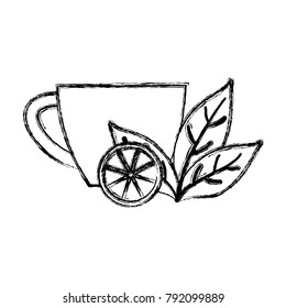 Lemon tea cup