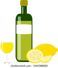 Lemon tea design vector isolated white background
