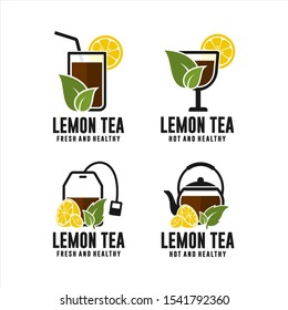 Lemon Tea Fresh and healthy Badge Collection