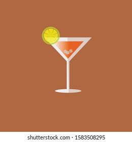 lemon tea illustration vector design background