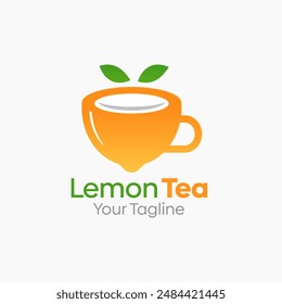 Lemon Tea Logo Vector Template Design. Good for Business, Start up, Agency, and Organization