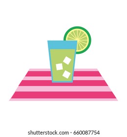 lemon tropical fruit beverage
