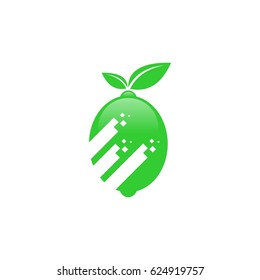 lemon tropical summer vector symbol