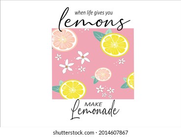 lemon vector art design hand drawn