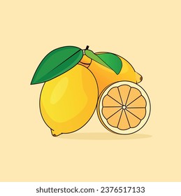 Lemon vector art, icons and graphics design resources