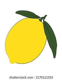 LEMON VECTOR ART TSHIRT DESIGN