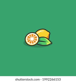 Lemon vector design. simple illustration 
