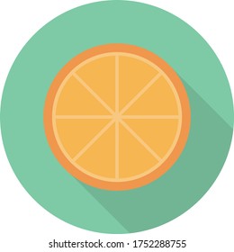 lemon vector flat color icon 