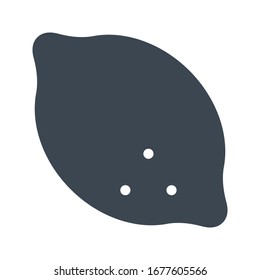 lemon vector glyph color icon 