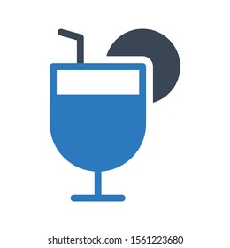 lemon vector glyph colour icon 