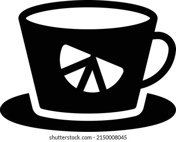 lemon vector glyph flat icon