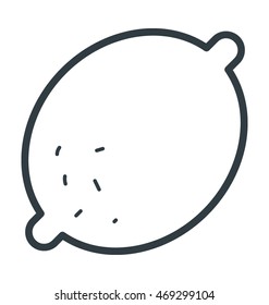 Lemon Vector Icon