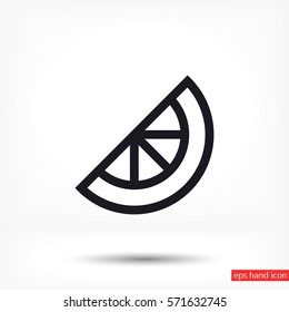 lemon vector icon