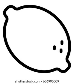 Lemon Vector Icon
