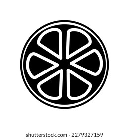 Icono vectorial de limón ilustración plana en fondo blanco. 