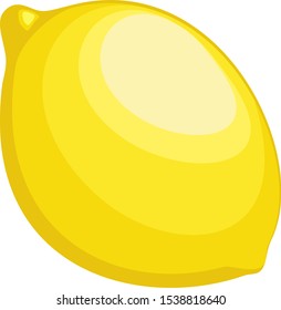 Lemon vector icon illustration isolated