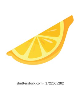 Lemon vector icon.Cartoon vector icon isolated on white background lemon.