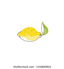 lemon vector illustration