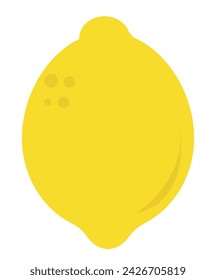 Lemon vector illustration. Lemon icon