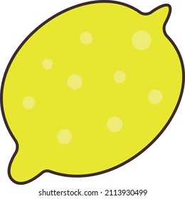 ilustración de lemon Vector en un fondo transparente.Símbolos de calidad premium.Icono plano de línea vectorial para el diseño de concepto y gráfico.
