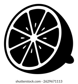 Lemon vector isolated on white background