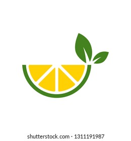 lemon vector logo template 