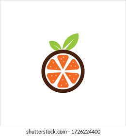 Lemon Vector Logo Template. orange. icon. symbol.
