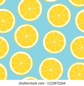 Lemon Vector, Lemon Pattern, Summer Pattern, Citrus Pattern, Lemon Icon, Lemon Wallpaper, Seamless Repeat Pattern Vector Illustration Background