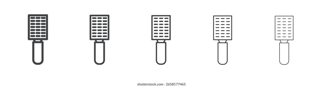 limão zester ícone plana fino símbolo de ilustração