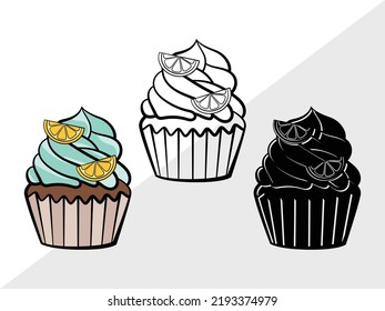 Lemonade Clipart SVG Printable Vector Illustration