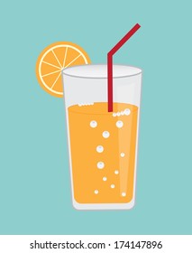 lemonade design over blue background vector illustration 