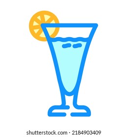 lemonade drink color icon vector. lemonade drink sign. isolated symbol illustration