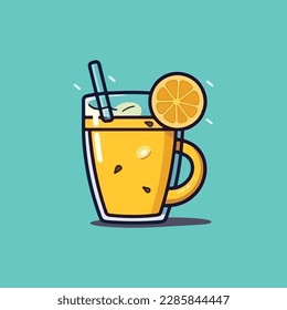 lemonade drink simple modern logo