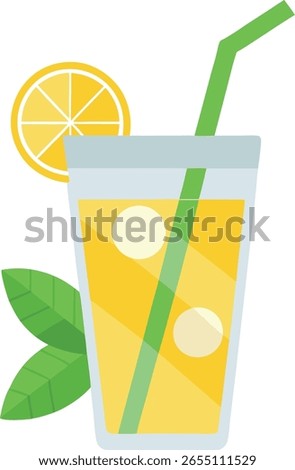Lemonade Flat Design Travel and Vacation Icon	