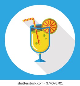 lemonade flat icon