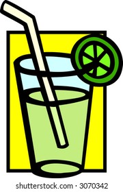 Limonade aus Glas