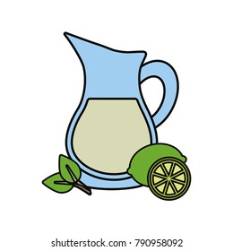 Lemonade glass jar