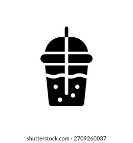 Lemonade Glyph Icon. Lemonade Icon