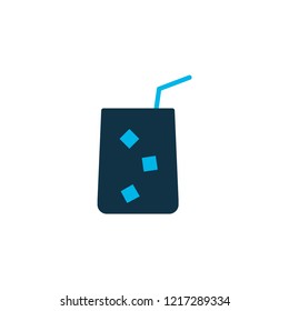 Lemonade icon colored symbol. Premium quality isolated juice element in trendy style.