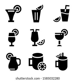 lemonade icon isolated sign symbol vector illustration - Collection of high quality black style vector icons
