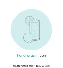 Lemonade icon line element. Vector illustration of lemonade icon line isolated on clean background for your web mobile app logo design.