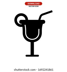 lemonade icon or logo isolated sign symbol vector illustration - high quality black style vector icons
