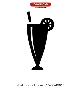 lemonade icon or logo isolated sign symbol vector illustration - high quality black style vector icons
