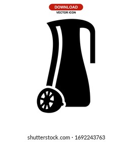 lemonade icon or logo isolated sign symbol vector illustration - high quality black style vector icons
