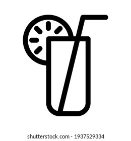 lemonade icon or logo isolated sign symbol vector illustration - high quality black style vector icons
