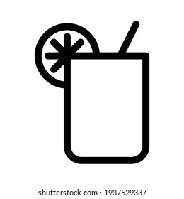lemonade icon or logo isolated sign symbol vector illustration - high quality black style vector icons
