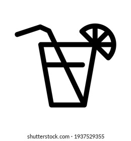lemonade icon or logo isolated sign symbol vector illustration - high quality black style vector icons
