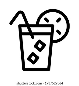 lemonade icon or logo isolated sign symbol vector illustration - high quality black style vector icons
