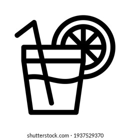 lemonade icon or logo isolated sign symbol vector illustration - high quality black style vector icons
